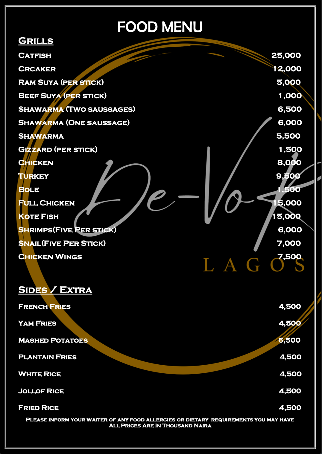 Food Menu 5